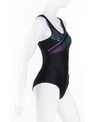 Aquarapid - Womens Alumi Swimsuit - Product Only Side/Look - Multi/Black