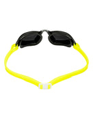 Aqua Sphere Xceed Titanium Swimming Goggle - Back - Black/Yellow/Mirrored Lens