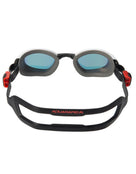 Aquarapid - Pro Rush Mirrored Swim Goggles - Black/White - Grey Gasket - Inner Lenses
