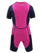 MP Michael Phelps Stingray HP Kids Wetsuit - Back - Pink