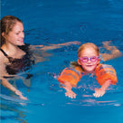 Zoggs Kids Roll-Ups Swimming Arm Bands - Product in Use