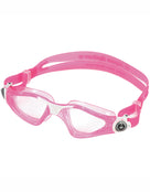 Aqua Sphere - Kayenne Kids Swim Goggles - Pink/Clear/Clear Lens - Front/Left Side