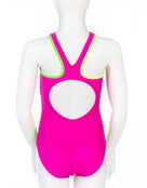 Aquarapid - Girls Liri Swimsuit - Back - Pink