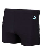 Aqua Sphere Mens Essentials Swim Boxer - Product Front - Black/ Light Blue