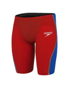 Speedo Mens Fastskin LZR Intent Swim Jammer - Red/Blue - Product Front