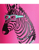 Zoggs Toddler Girls Zebra Classicback Swimsuit - Zebra Print - Pink