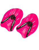 MARU - Swim Hand Paddle - Product Front - Pink/Black - Front Logo