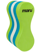 MARU - Pull Buoy - Lime/Blue/White - Product Front/Side Logo