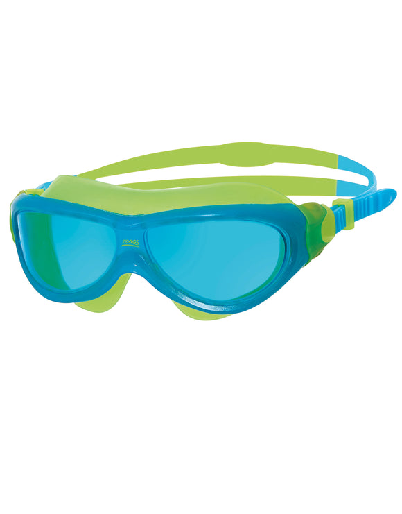 Zoggs - Phantom Junior Swim Mask - Blue/Yellow/Blue Tint - Front