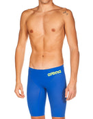 Arena Mens Powerskin Carbon Air 2 Swim Jammer - Blue/Grey - Front Close Up