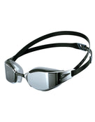 Speedo - Fastskin Hyper Elite Mirror Swim Goggle - Product Front / Side - Black&Silver (Mirrored Lenses)