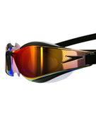 Speedo - Fastskin Hyper Elite Mirror Swim Goggle - Black&Gold - Mirrored Lens Close 