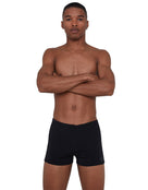 Speedo Mens Endurance Plus Swim Aquashorts - Black - Front