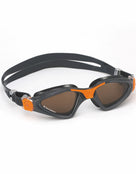 Aqua Sphere Kayenne Swim Goggles - Brown/Orange/Polarised Lens - Front/Right Side