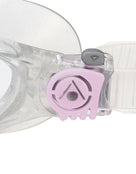 Aqua Sphere Vista Kids Swim Mask - Clear/Pink/Clear Lens - Close Up