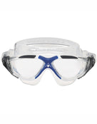 Aqua Sphere Vista Swimming Mask - Grey/Blue/Clear Lens - Front