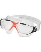Aqua Sphere Vista Swimming Mask - Red/Clear Lens - Front