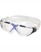 Aqua Sphere Vista Swimming Mask - White/Lilac/Clear Lens - Front