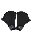 AquaSphere - Aqua Fitness Swim Gloves - Grey/Black - Product Palm