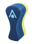AquaSphere - Adult Swim Pull Buoy - Product Side Logo - Navy / Yellow - Made From EVA Foam For High Density