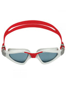 Aqua Sphere Kayenne Swim Goggles - White/Red/Tinted Lens - Front