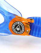 Aqua Sphere - Kayenne Kids Swim Goggles - Blue/Orange/Clear Lens - Close Up