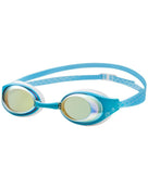 Aquarevol - Dual Prescription Mirrored Goggles - Blue/Gold - Product Front - Gold Mirrored Lenses