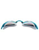 Aquarevol - Dual Prescription Mirrored Goggles - Blue/Gold - Honeycomb Gasket/Bottom