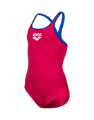 Arena - Girls Big Logo Swim Pro Back Swimsuit - Rose/Blue - Product Front