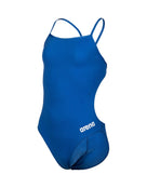 Arena - Girls Team Challenge Solid Swimsuit - Royal/White - Product Only Front Design