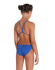 Arena - Girls Team Challenge Solid Swimsuit - Royal/White - Front Model Pose