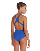 Girls Team Swim Pro Solid Swimsuit - Royal/White