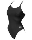 Arena - Team Challenge Solid Swimsuit - Black/White - Product Only Front Design