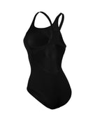 Arena - Team Swim Pro Solid Swimsuit - Black/White - Back Design