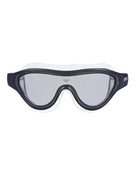 Arena - The One Mask - Smoke/Black/Black - Product Front Design - Smoke Tinted Antifog Lenses With UV Protection