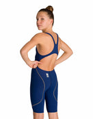 Arena - Girls Powerskin ST 2 - Navy - Model Back/Side