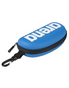 Arena - Swimming Goggle Case - Cyan/White Writing - Product