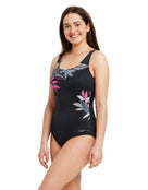 Zoggs - Aruba Adjustable Scoopback Swimsuit - Model Side Pose
