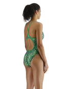 TYR Atolla Durafast Lite Diamondfit Swimsuit - Green - Side