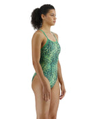 TYR Atolla Durafast Lite Diamondfit Swimsuit - Green - Side