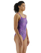 TYR Atolla Durafast Lite Diamondfit Swimsuit - Purple - Side 1