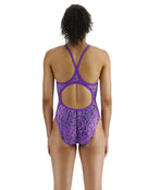 TYR Atolla Durafast Lite Diamondfit Swimsuit - Purple - Back