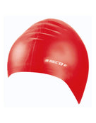 BECO - Adult Silicone Swim Cap - Red