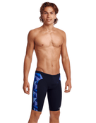 Funky Trunks - Blue Bars Swim Jammers - Model Pose