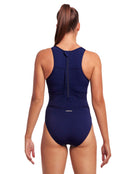 Funkita - Blue Bel Hi Flyer Swimsuit - Model Back / Swimsuit Back Design