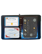 My Proud Moments - Medal Badge & Certificate Case - Inside - Blue
