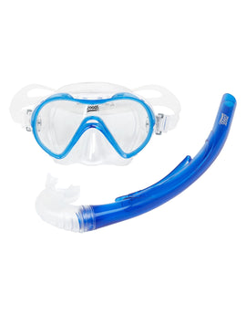 Zoggs - Junior Combo Reef Explorer - Blue/Transparent - Front