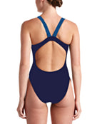 Nike - Colour Surge Fastback Swimsuit - Game Royal - Model Back