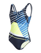 Speedo - Womens Core Placement U-Back Swimsuit - Navy - Product Only Front