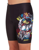 Zoggs - Boys Crazy Skull Mid Swim Jammer - Product Design